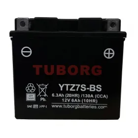 Akumulator TUBORG AGM YTZ7S-BS 12V 6AH 130A