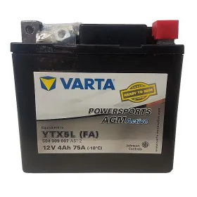 Akumulator motocyklowy VARTA AGM YTX5L (FA) 12V 4Ah 75A
